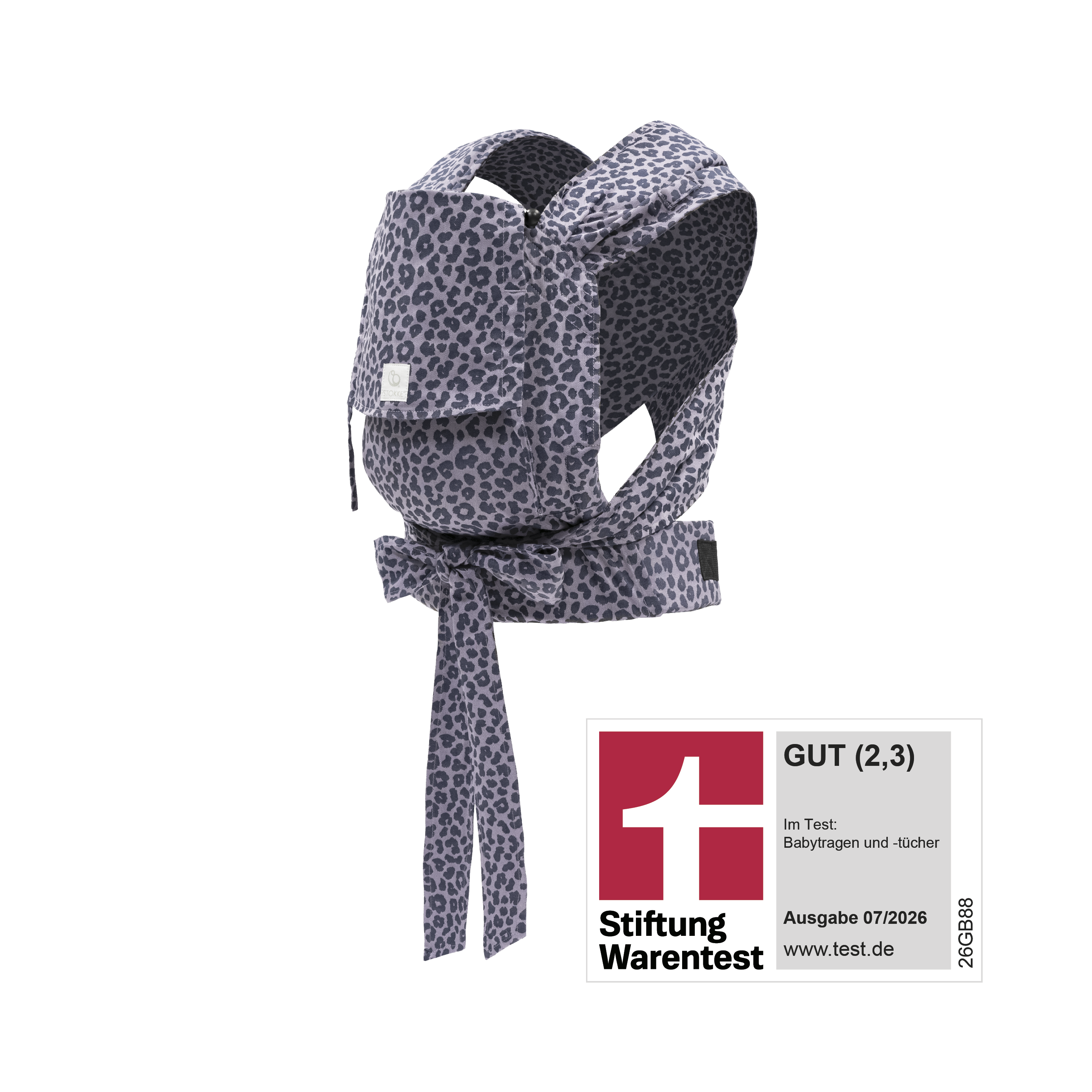 Portabebé Stokke® Limas™ - Portabebés para recién nacidos, Leopardo Lila, mainview galería de imágenes 1